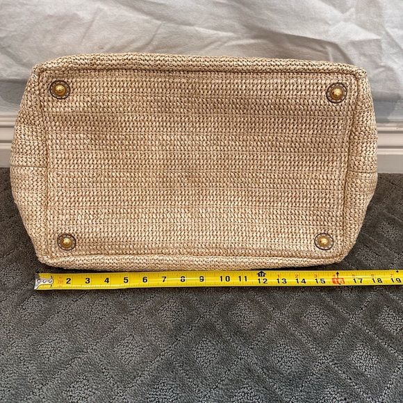 PRADA Straw crochet bag natural color - Picture 3 of 11